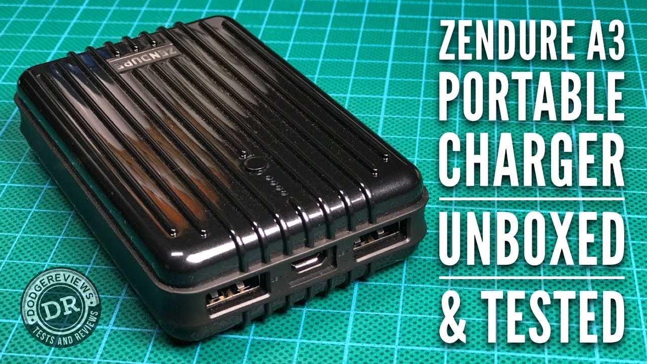 Unboxing & testing a Zendure A3 portable charger