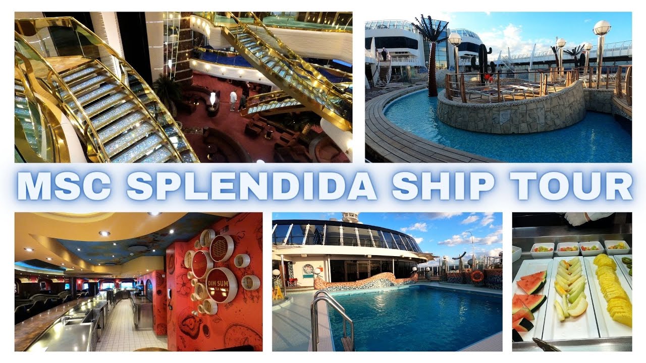 MSC SPLENDIDA - ПОДРОБНЫЙ ТУР - ВСЕ ПУБЛИЧНЫЕ ЗОНЫ