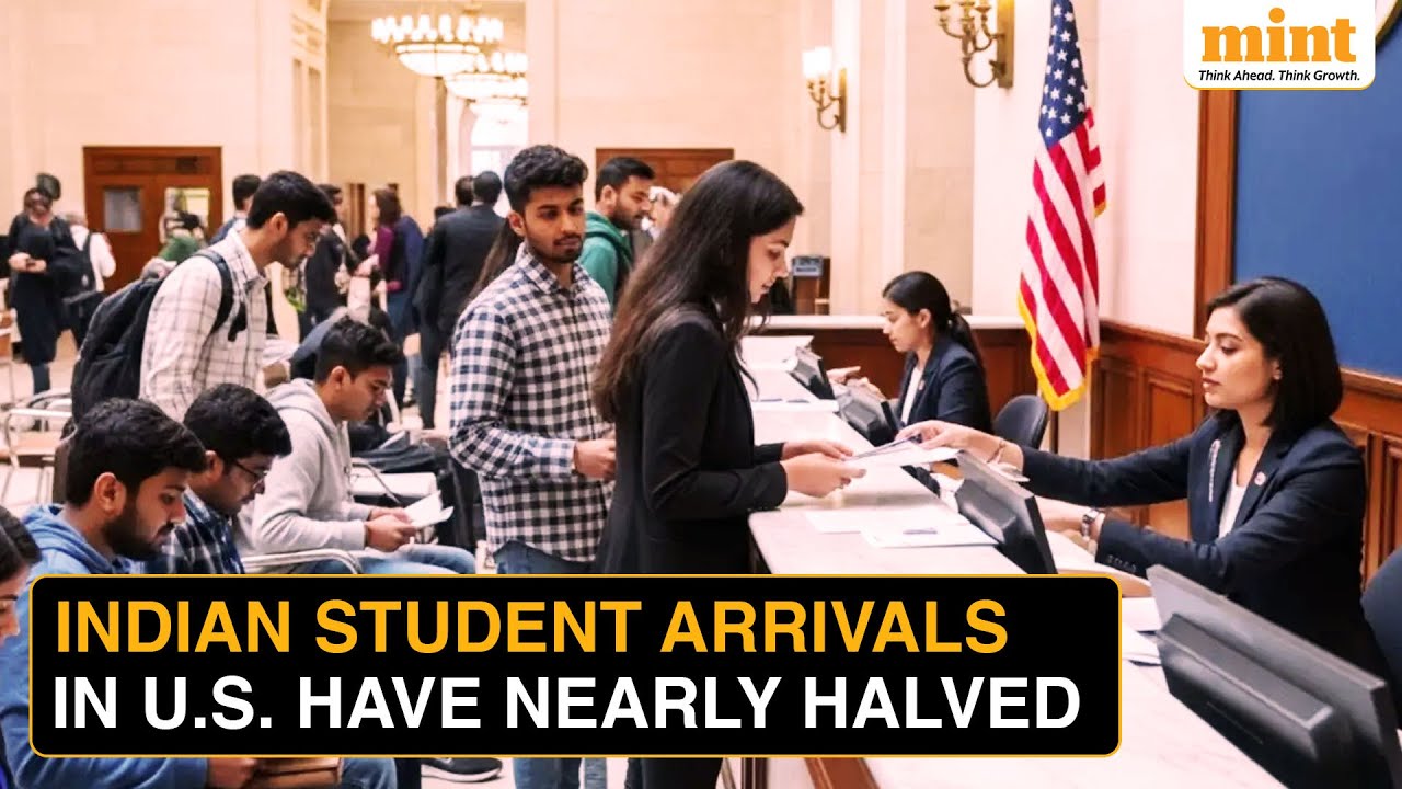 Stunning Data: Indian Student Arrivals in US Down 46% Amid Trump Immigration Crackdown