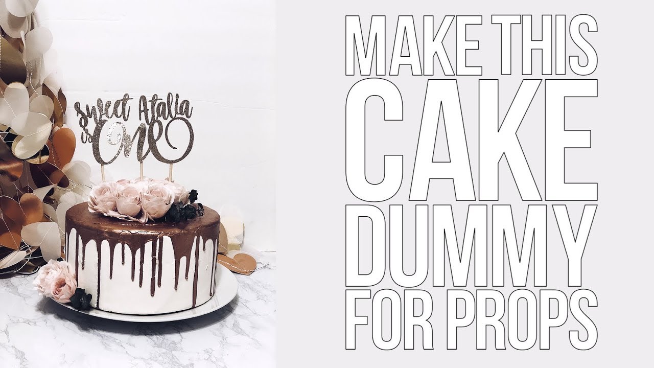 How to make a Dummy Cake Props