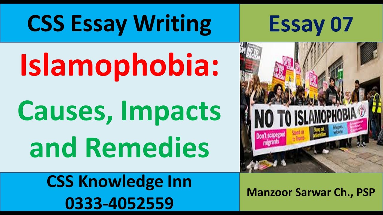 Islamophobia : Causes, Impacts and Remedies |