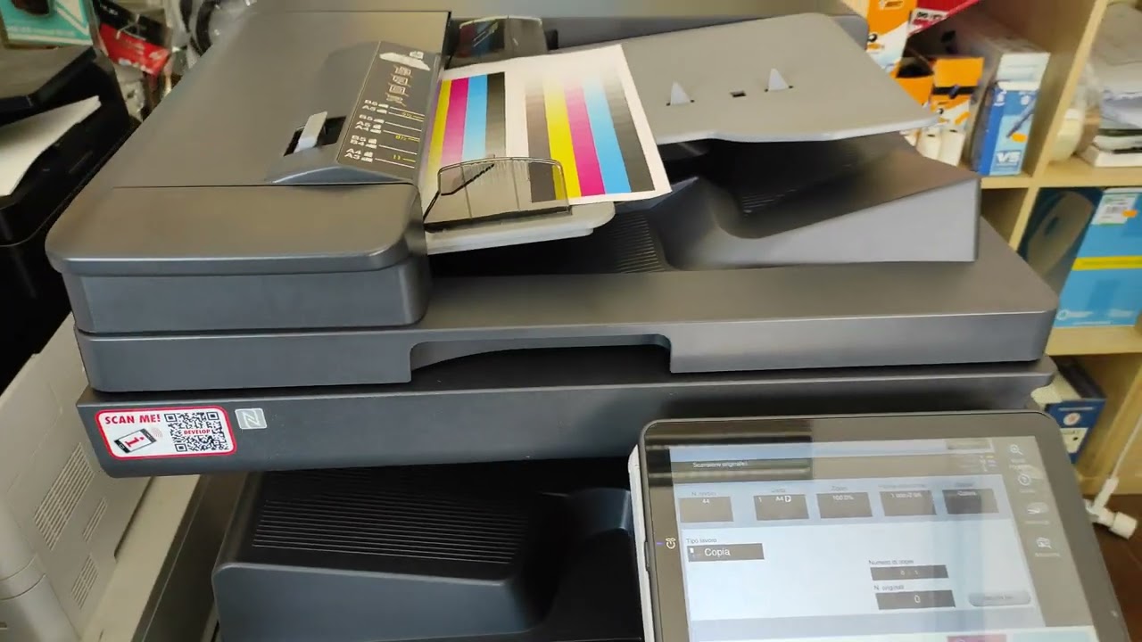 Multifunzione a colori, installazione Develop ineo +300i
