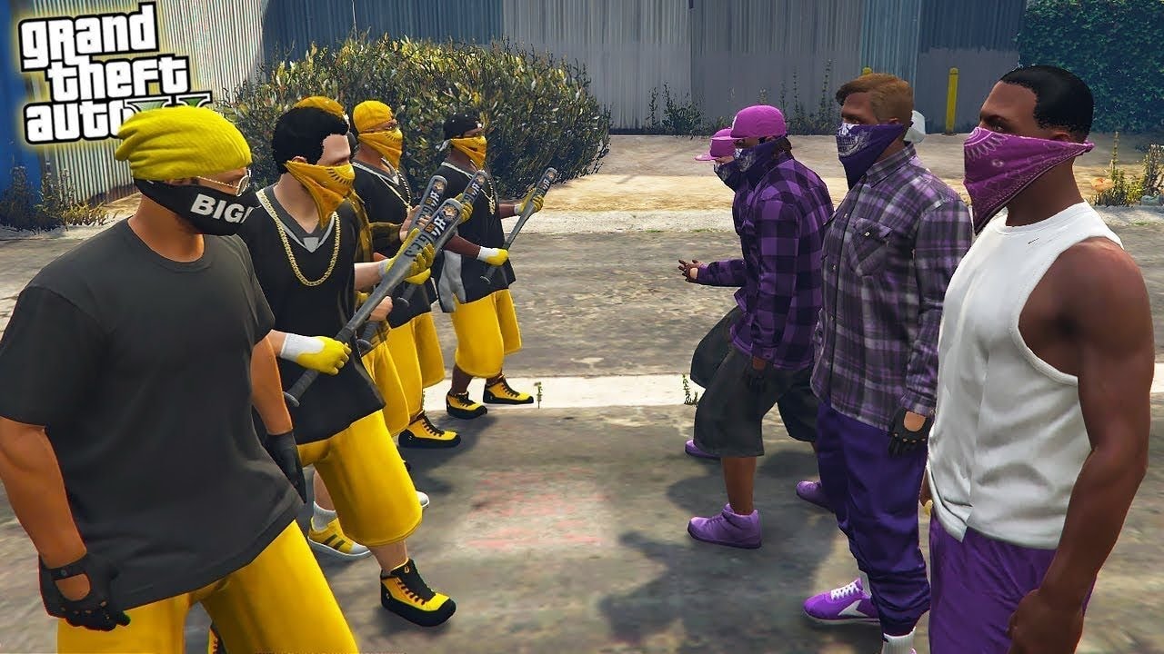 BALLAS💜     VS      💛 VAGOS  GTA RP Full  Fight (BOBONYFLIX).