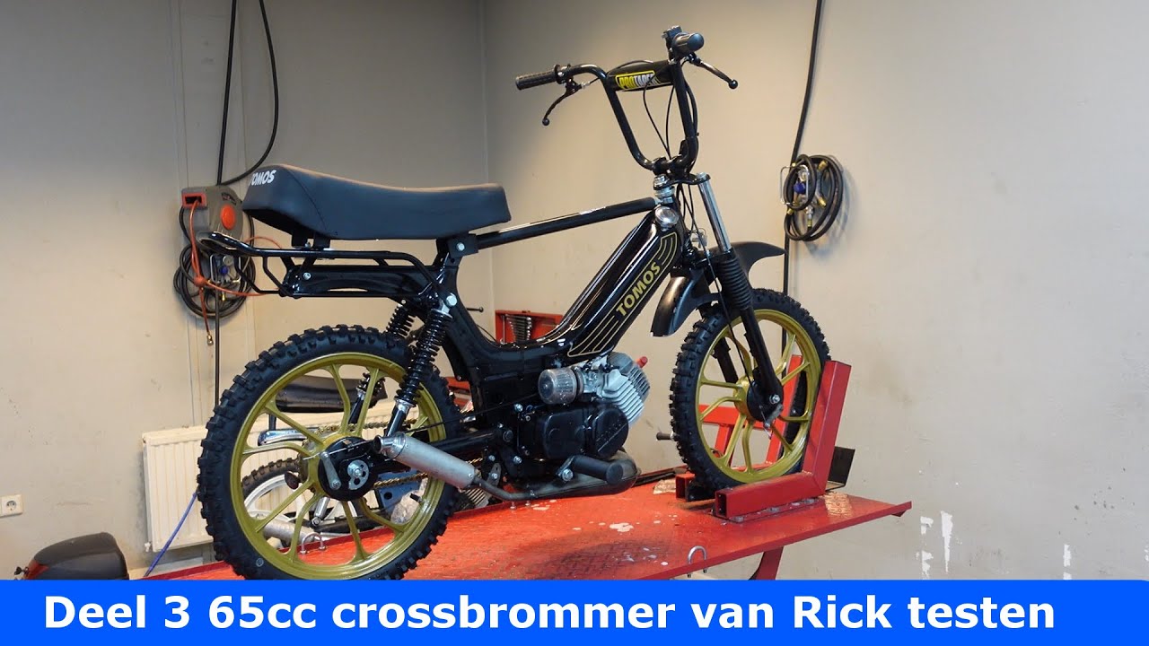 Eerste rit met 65cc crosstomos (inclusief crash) Deel 3