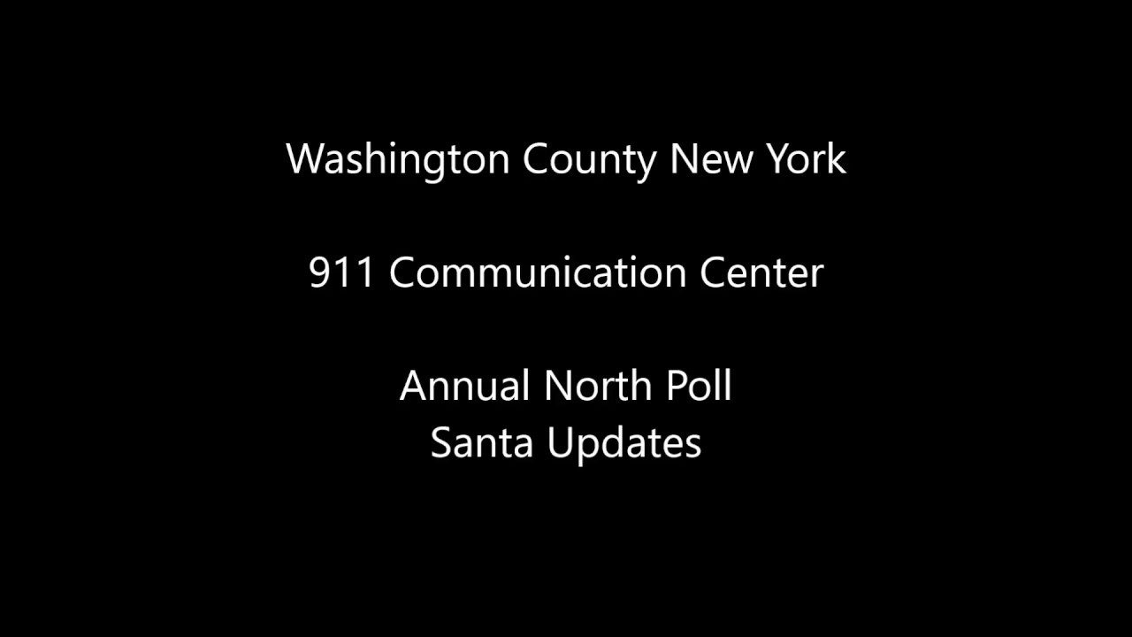 Washington County NY 911 North Poll Updates