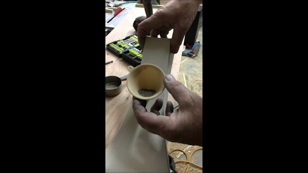 How to weigh down Paper Mache Busts