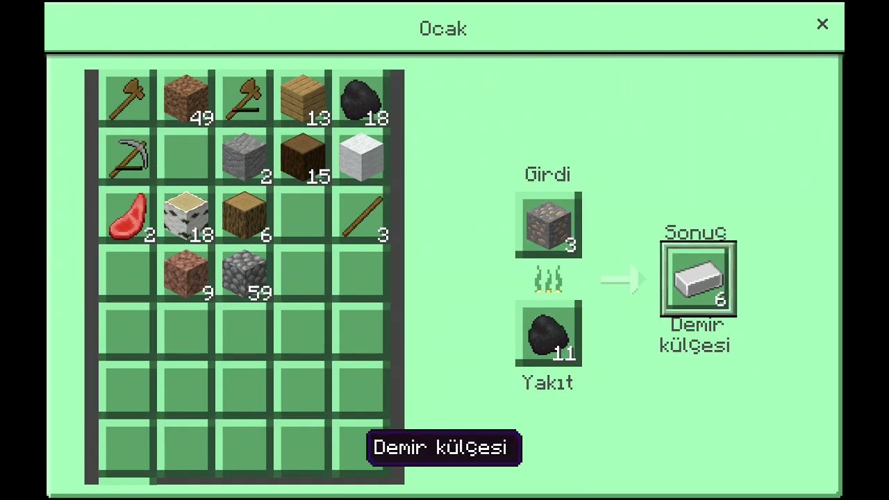 MİNECRAFT'TA  HAYATTA KALMA  OYNADIM 
