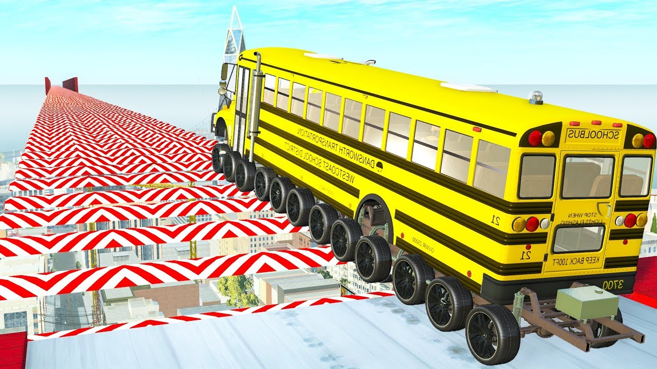 Air Speed Bumps Crashes #4 - Beamng drive