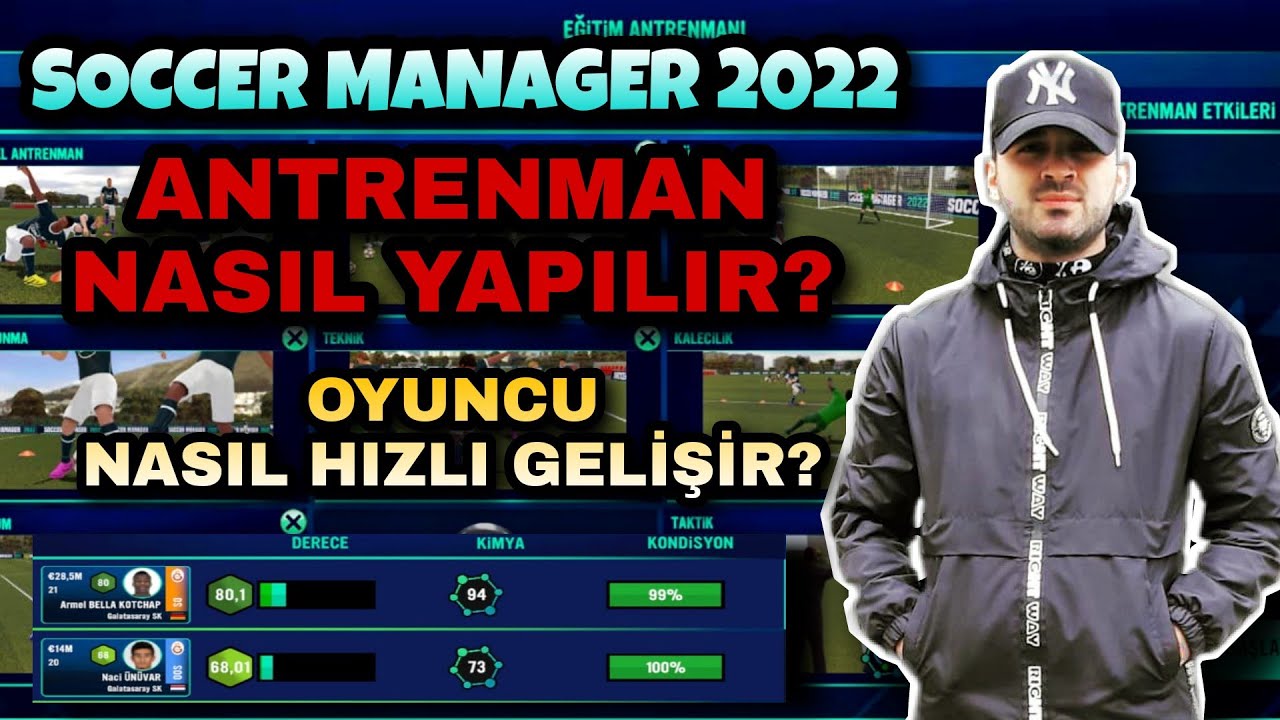 Sm 22 Antrenman Nasıl Yapılır / Oyuncu Nasıl Daha Hızlı Gelişir / Soccer Manager 22