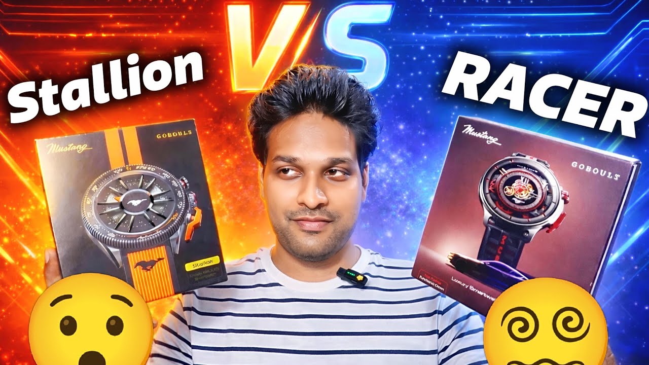 Goboult Mustang Stallion Vs Goboult Racer | Rotating bezel smartwatches | Goboult 