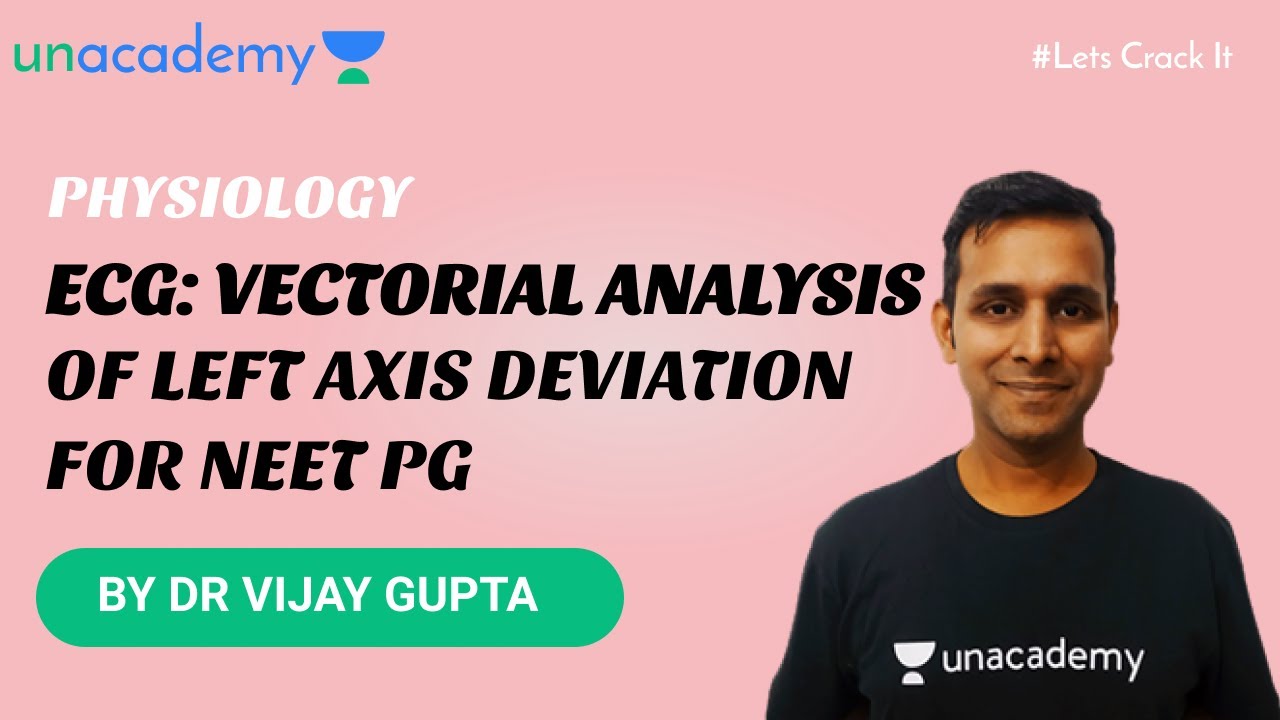NEET PG | Physiology | ECG: Vectorial Analysis of Left Axis Deviation by Vijay Gupta