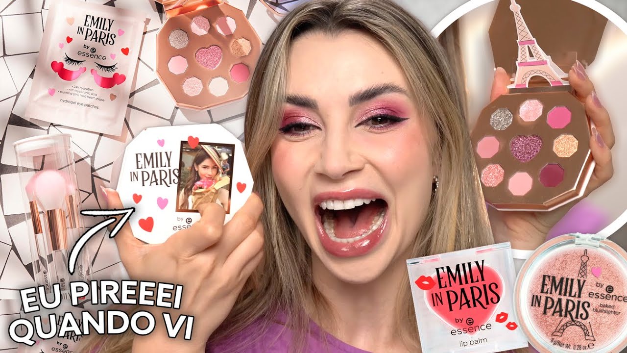 TESTANDO A COLEÇÃO EMILY EM PARIS COM ESSENCE!!