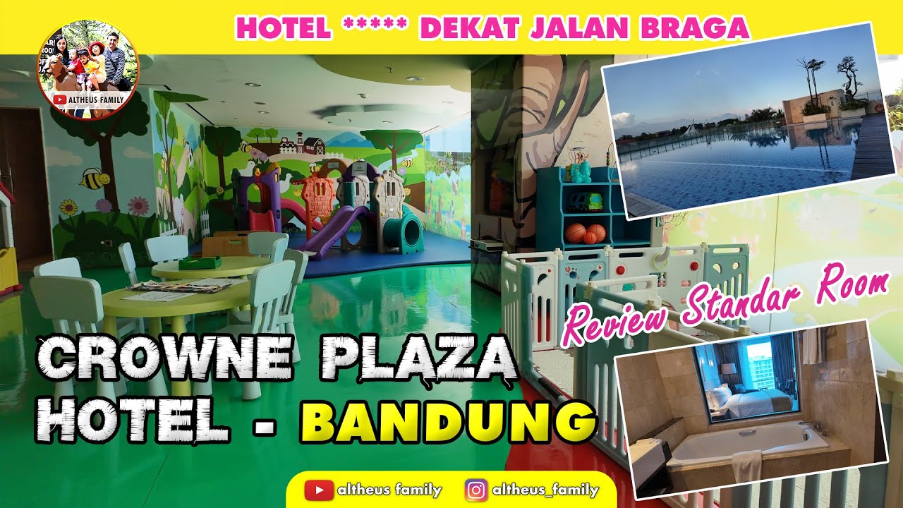 Dekat Braga | Hotel Crowne Plaza Bandung | Mewah  Punya Kolam Renang Luas Mountain View