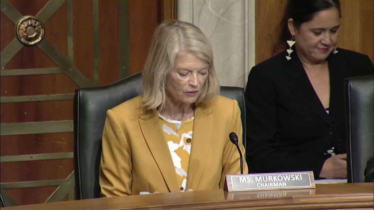 Murkowski Delivers Opening Statement at SCIA Oversight Hearing on ISDEAA Successes and Opportunities
