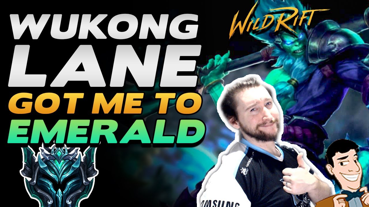 Wukong in LANE got me to Emerald Rank! (Is he OP!?) | Wild Rift Wukong Lane Guide | Wild Rift Ranked