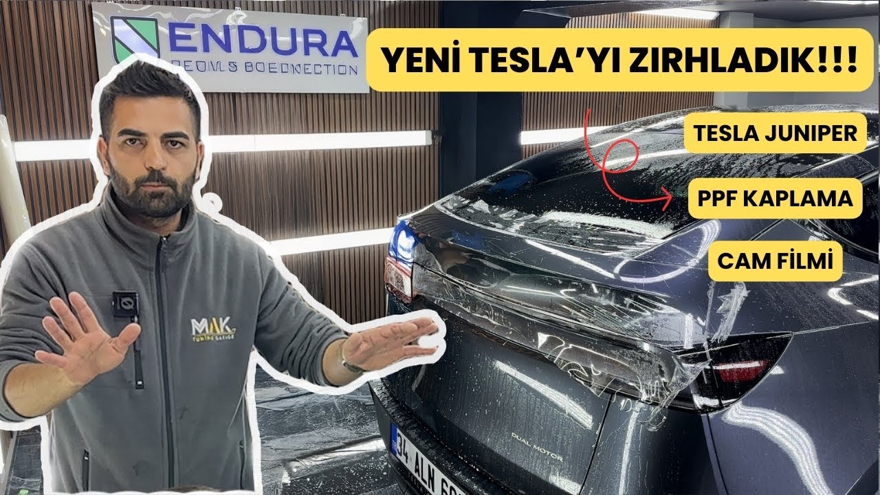 Türkiye’de İlk! Yeni Tesla Juniper'e kaplama yaptık