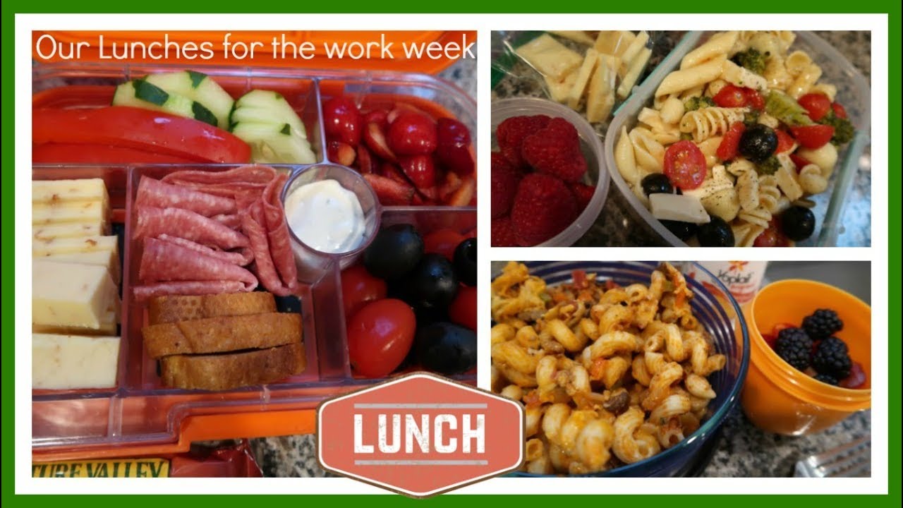 Our Lunches for the work week | Lots of Lunch Ideas for Anyone