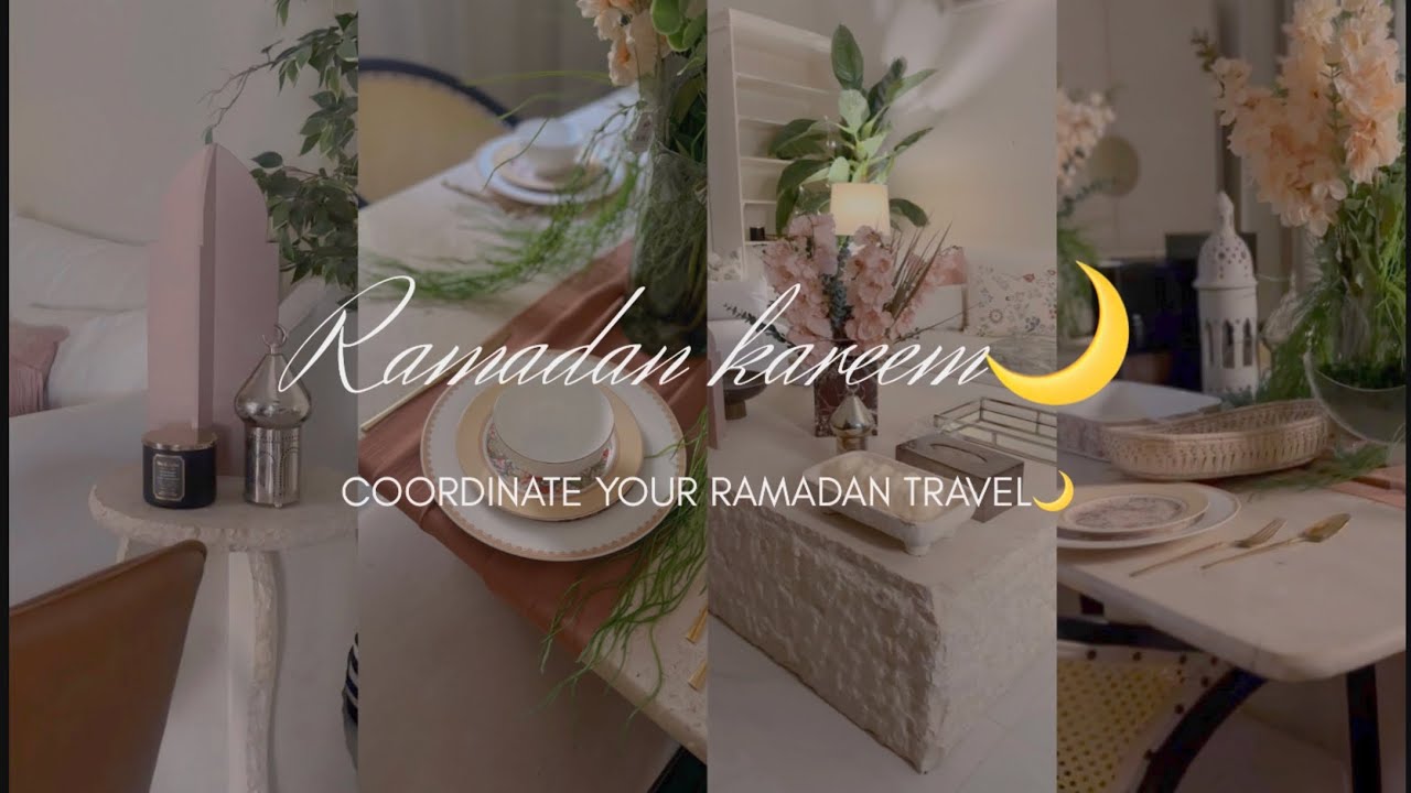 فلوق زينة رمضان 😍🌙ديكورات رمضان 🌙 وسفرة رمضان 2025