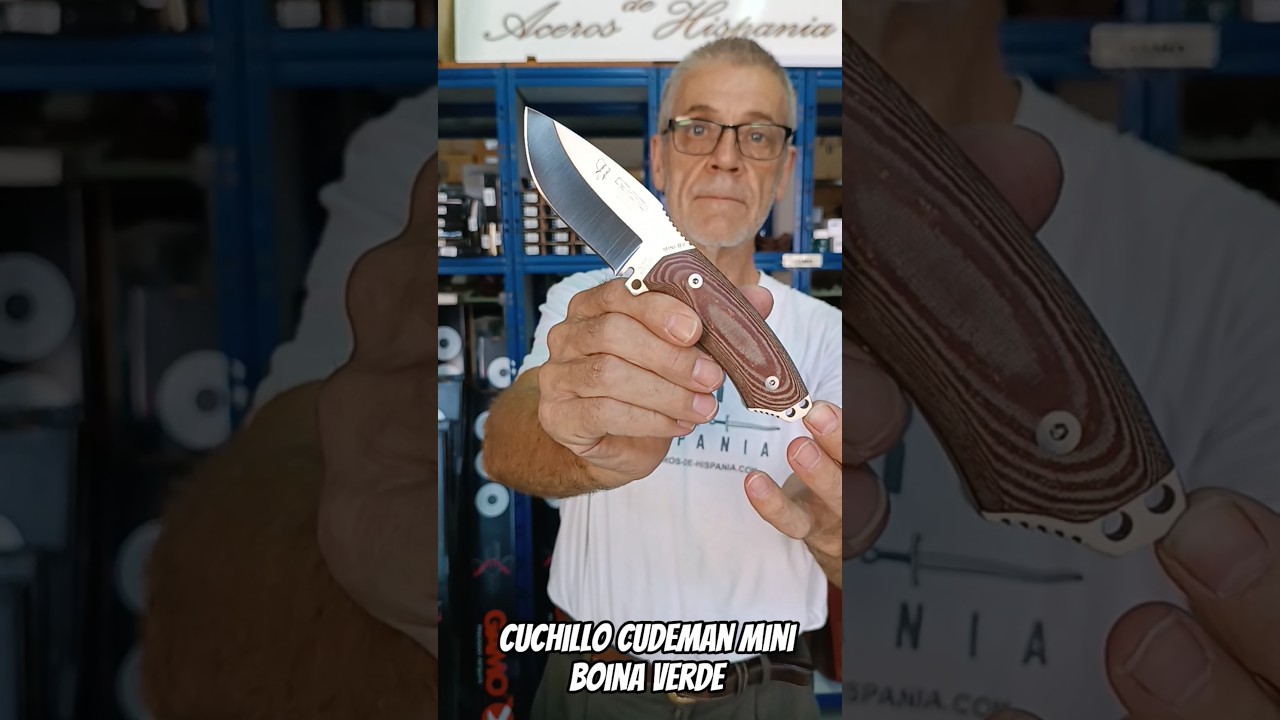 Cuchillo Cudeman Mini Boina Verde