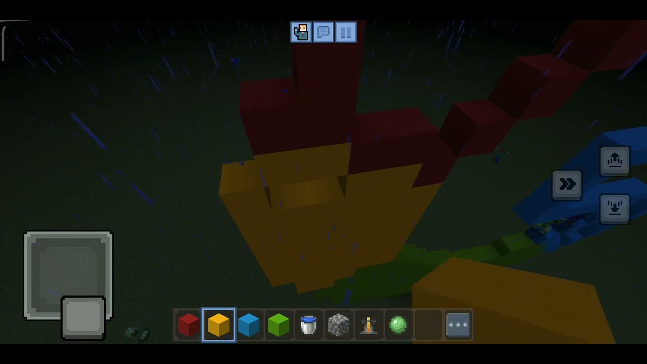 Google logo in Minecraft #google #minecraft