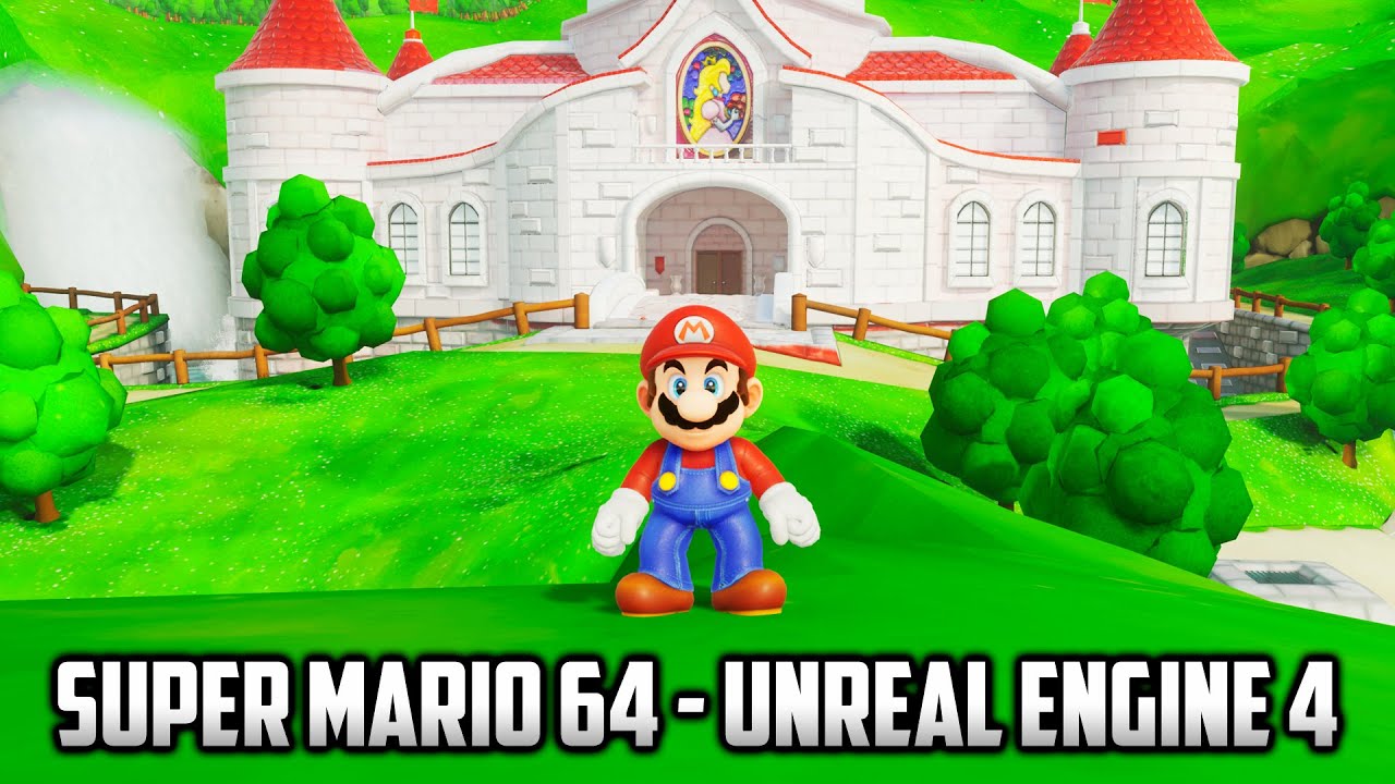 ⭐ Super Mario 64 - Opening Demo - Unreal Engine 4