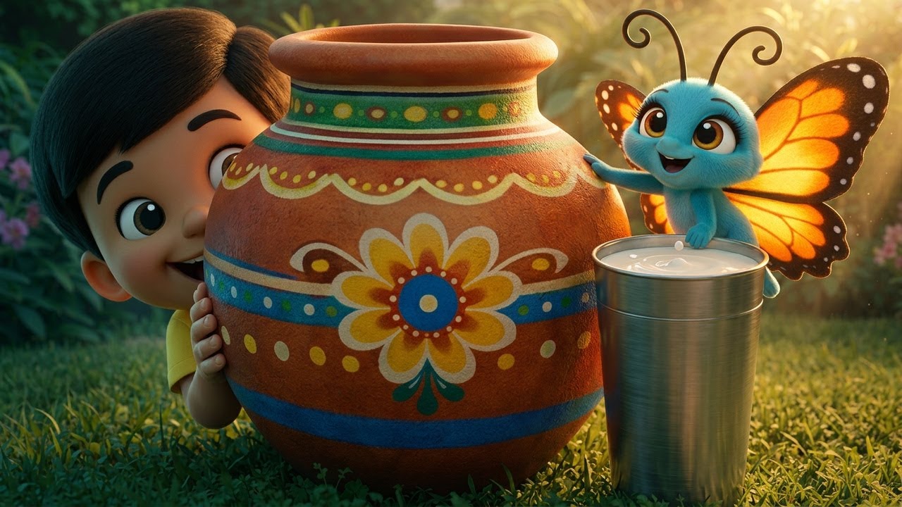 Doodh Piyo Chiku! Drink milk and be strong | Healthy Habits Song for Kids | Chiku & The Butterfly