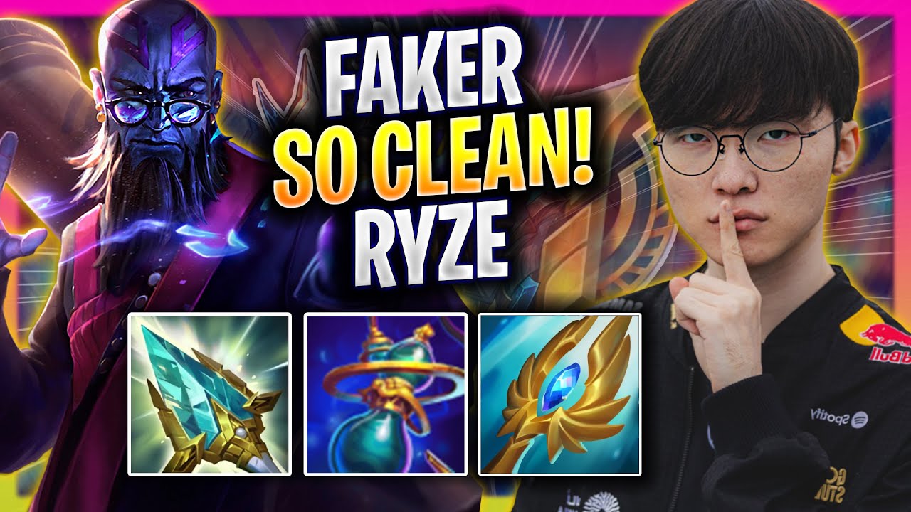 FAKER IS SUPER CLEAN WITH RYZE! - T1 Faker Plays Ryze MID vs Katarina! | Season 2026
