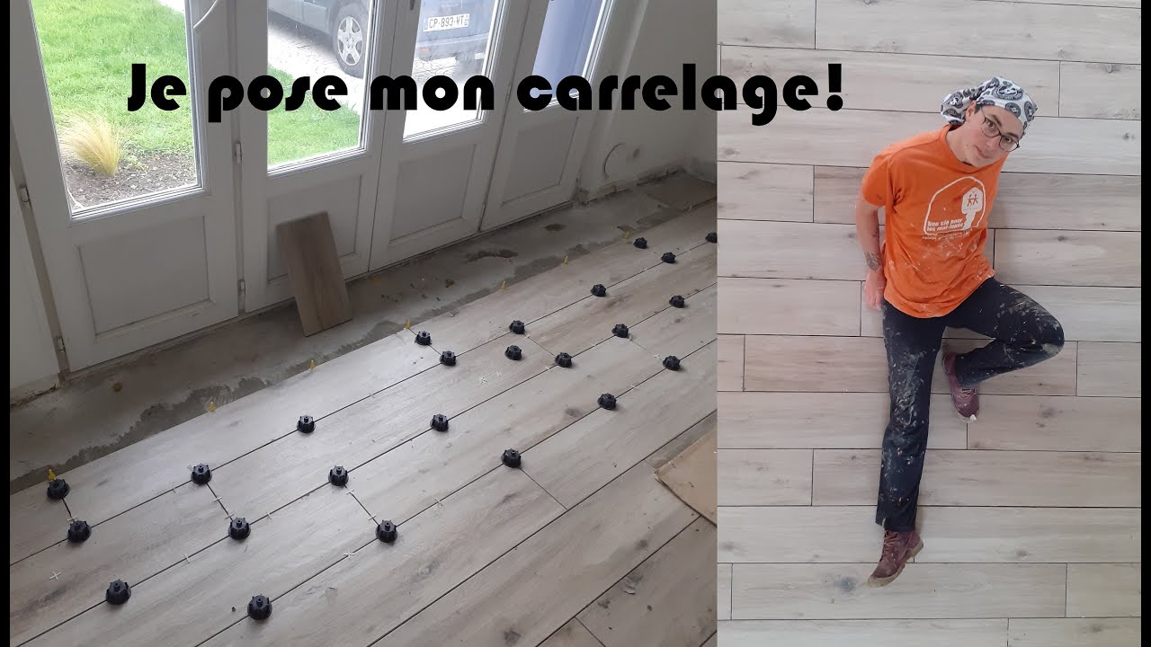 Rénovation: débutante, je pose mon carrelage imitation parquet