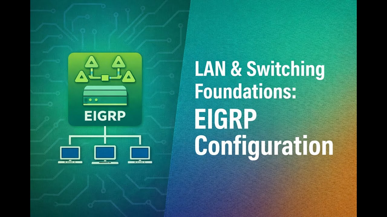 LAN & Switching Foundations: EIGRP Configuration
