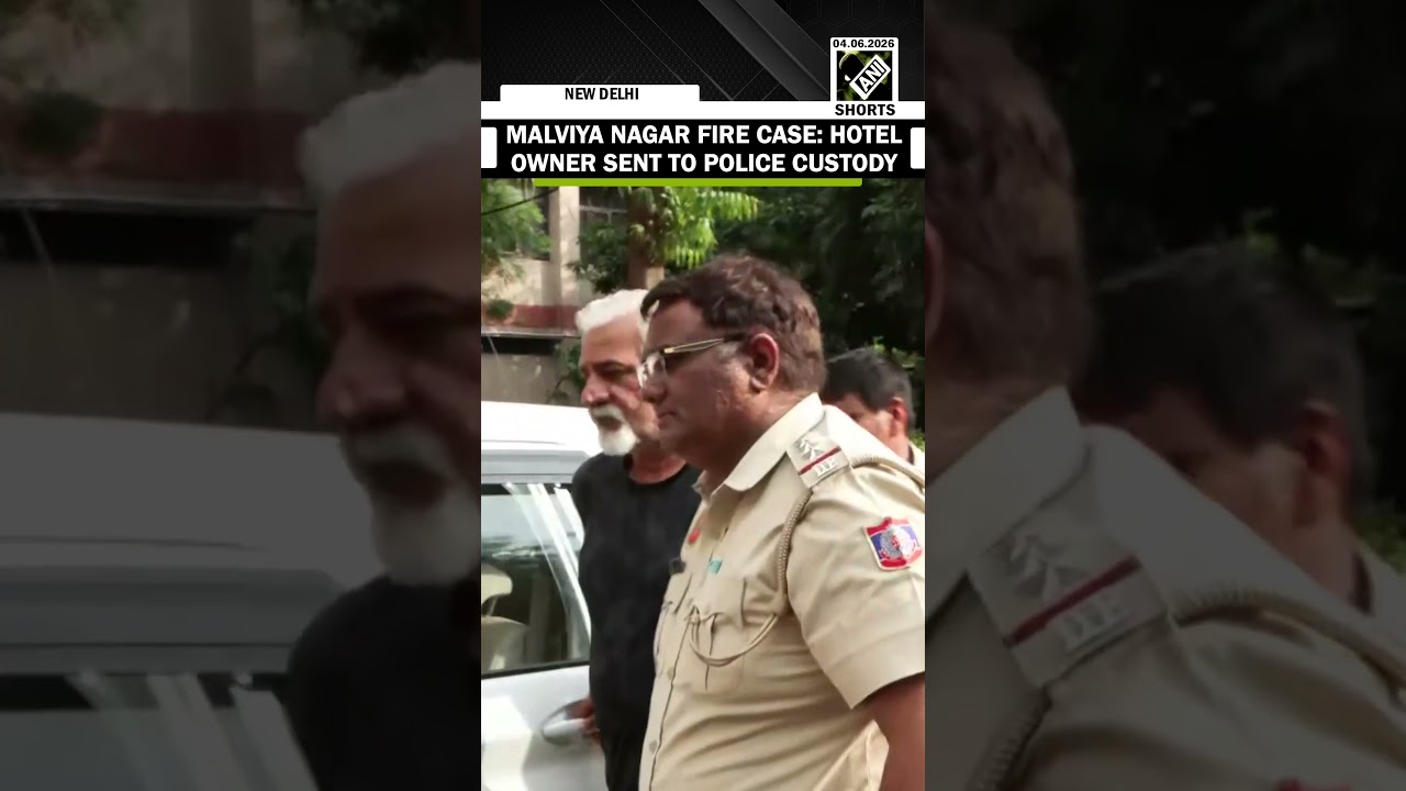 Malviya Nagar Fire Tragedy: Hotel owner Lovkesh Bajaj brought to Police Station for investigation