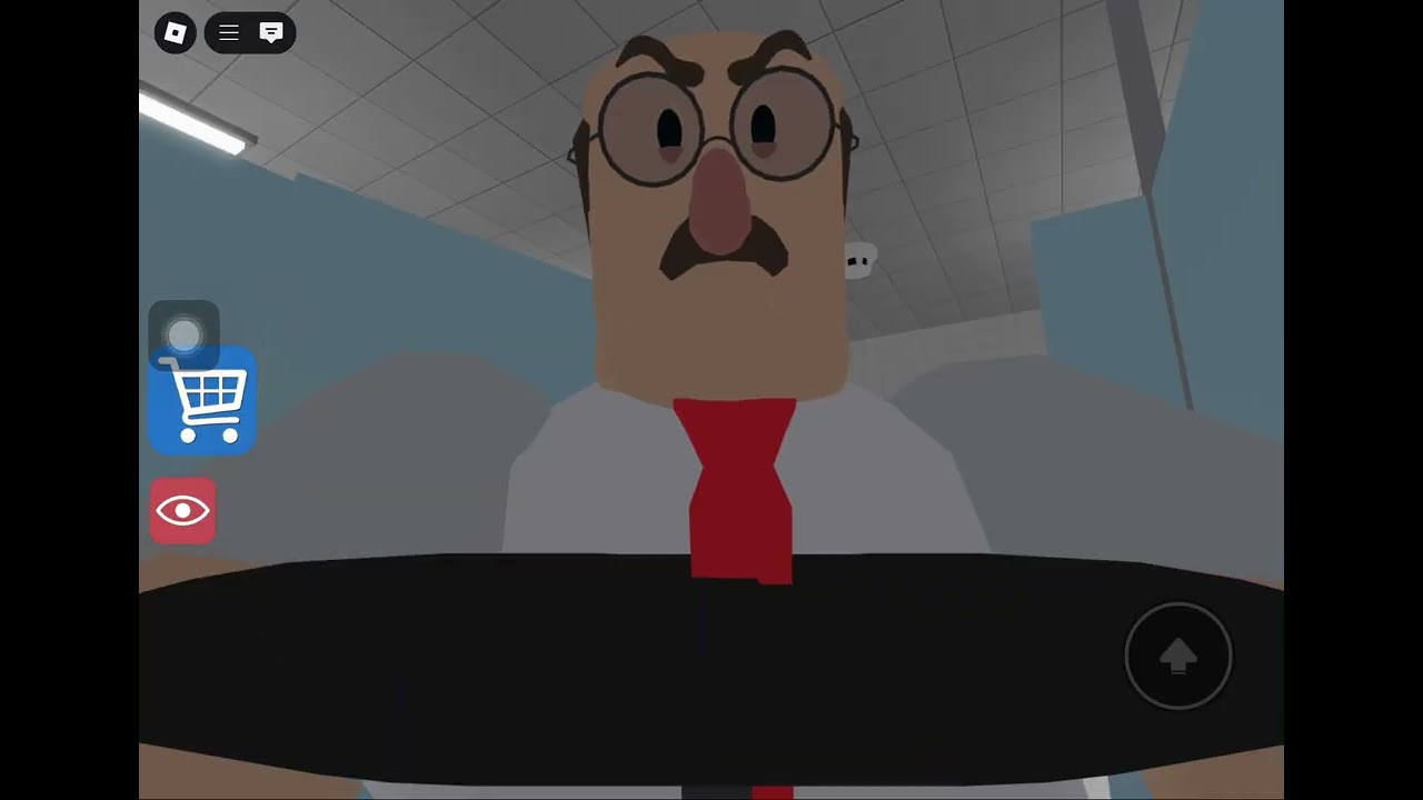 Escaping school in Roblox..