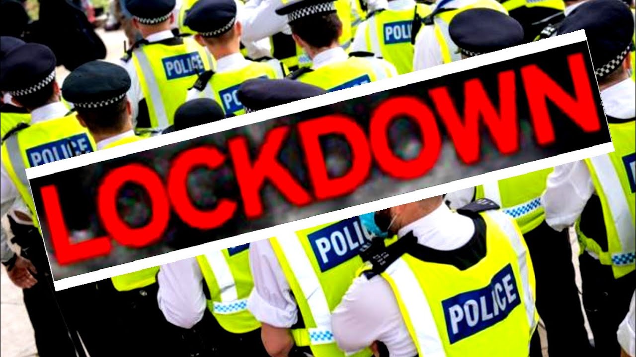 POLICE STATE ENGLAND NATIONAL LOCKDOWN BANNED FROM GOING OUTSIDE Bizarre