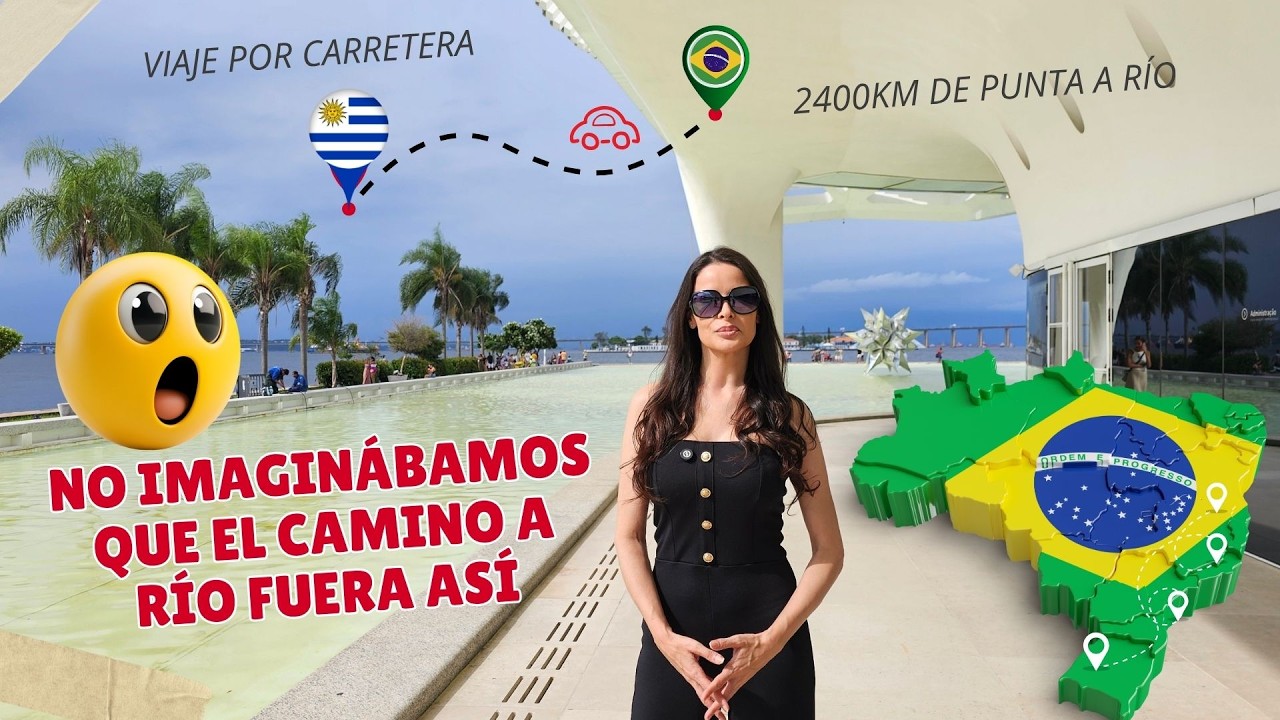 De Uruguay a Brasil en auto | Vlog de viaje desde Punta del Este hasta Río de Janeiro #brasil #trip