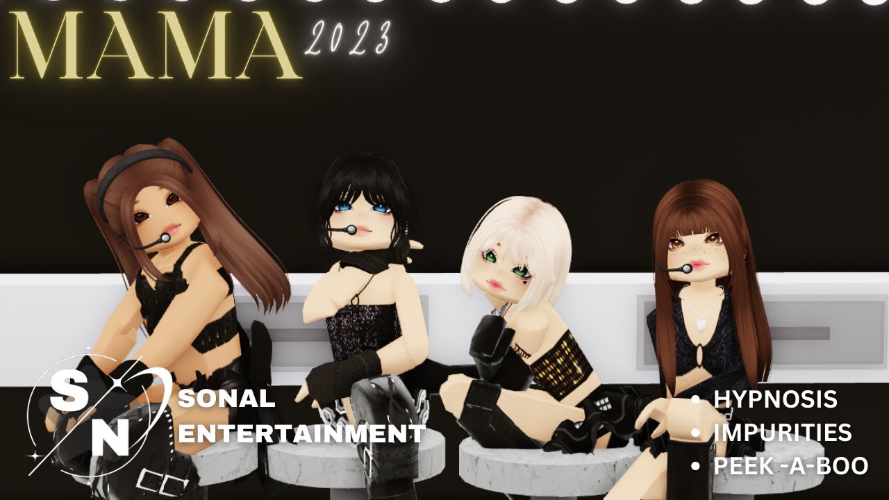 [MAMA 2023] ECLIPSE - HYPNOSIS + IMPURITIES + PEEK-A-BOO | ROBLOX KPOP