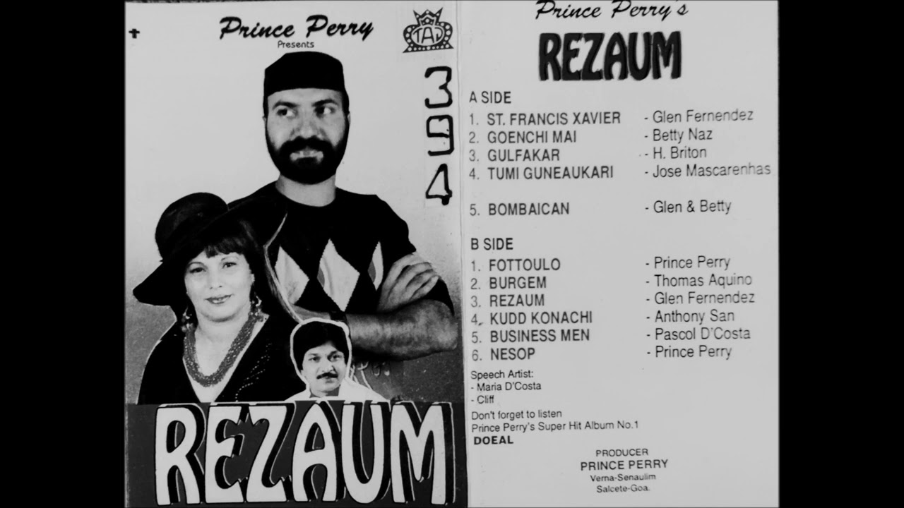 Rezaum | Prince Perry | Full Konkani Album | Konkani Cassette