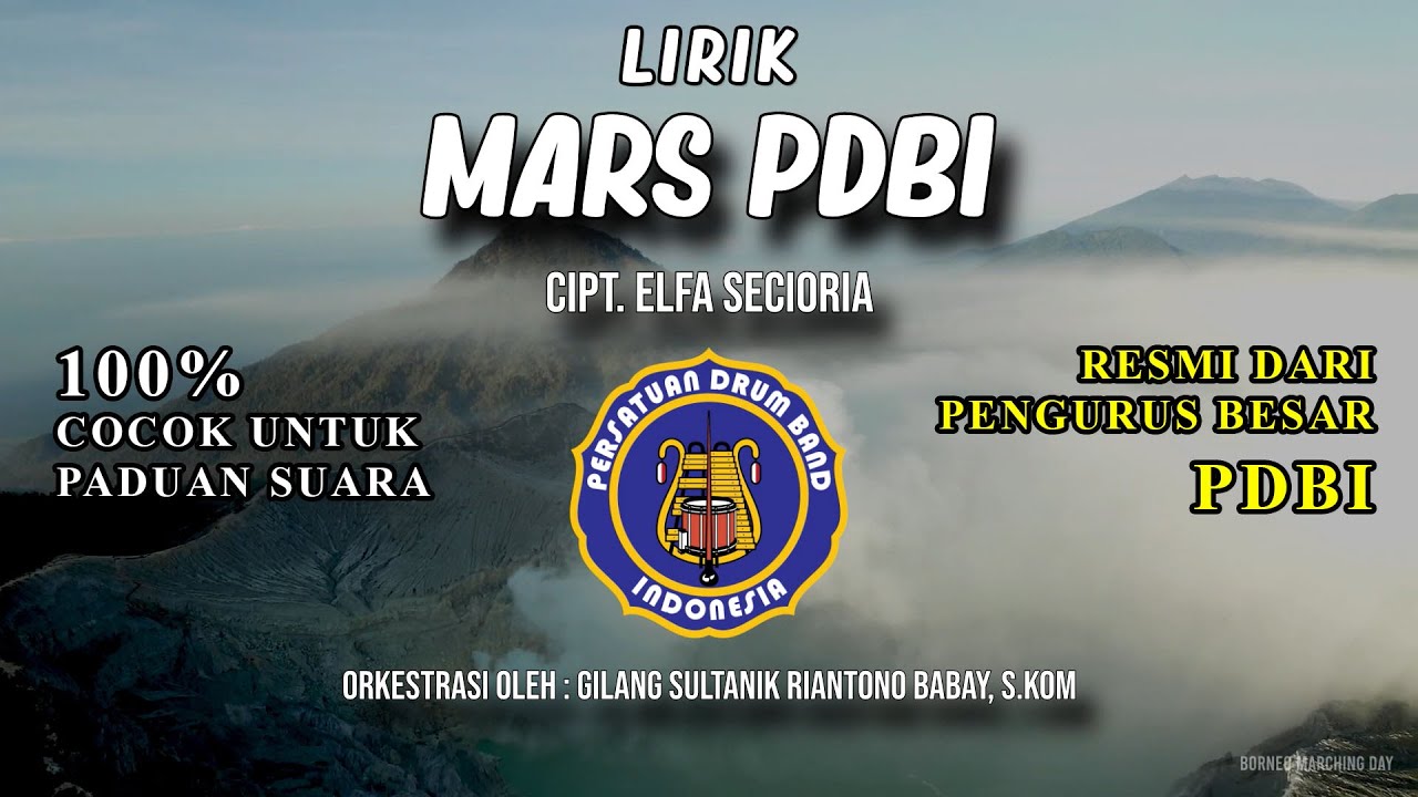 Mars PDBI (Resmi dari PB) #lirik #lyrics