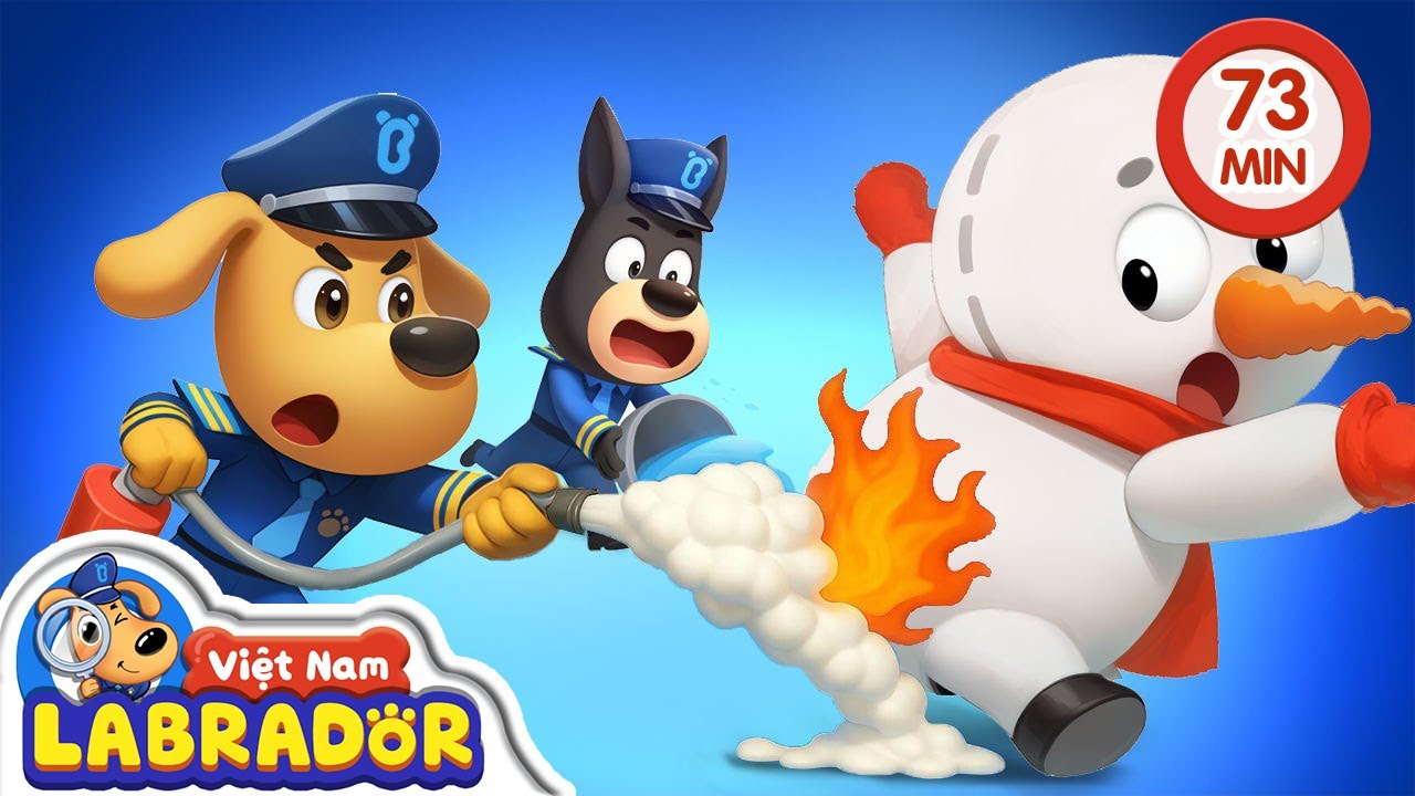 🚨Ai nhấn nút ấn báo cháy | Kỹ năng an toàn | Hoạt hình thiếu nhi 👮 Cảnh sát trưởng Labrador Vietnam🚔