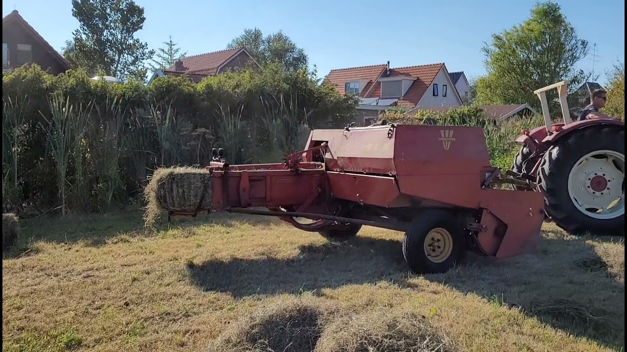 international 724 hooi persen met welger ap71