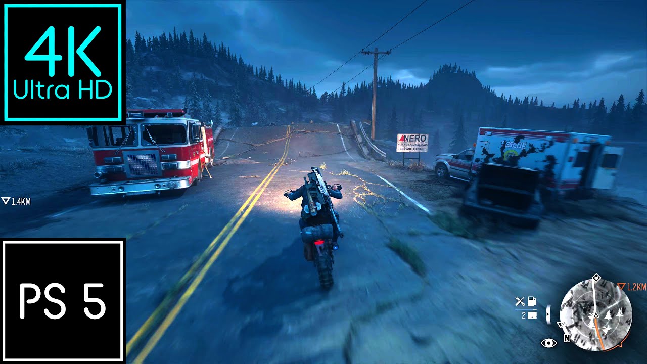 [GAMEPLAY*PS5*] DAYS GONE : RIDE AT NIGHT