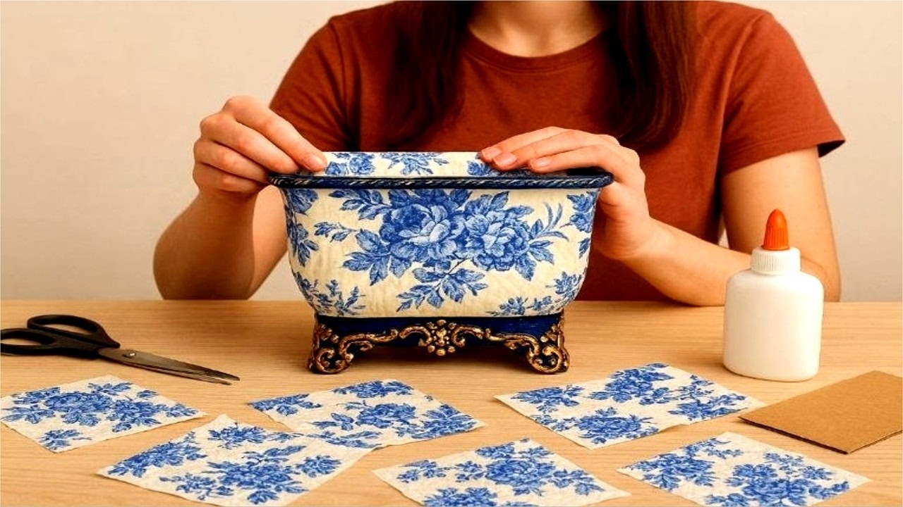 A Plastic Container, a Napkin, and some Cardboard, and you made that