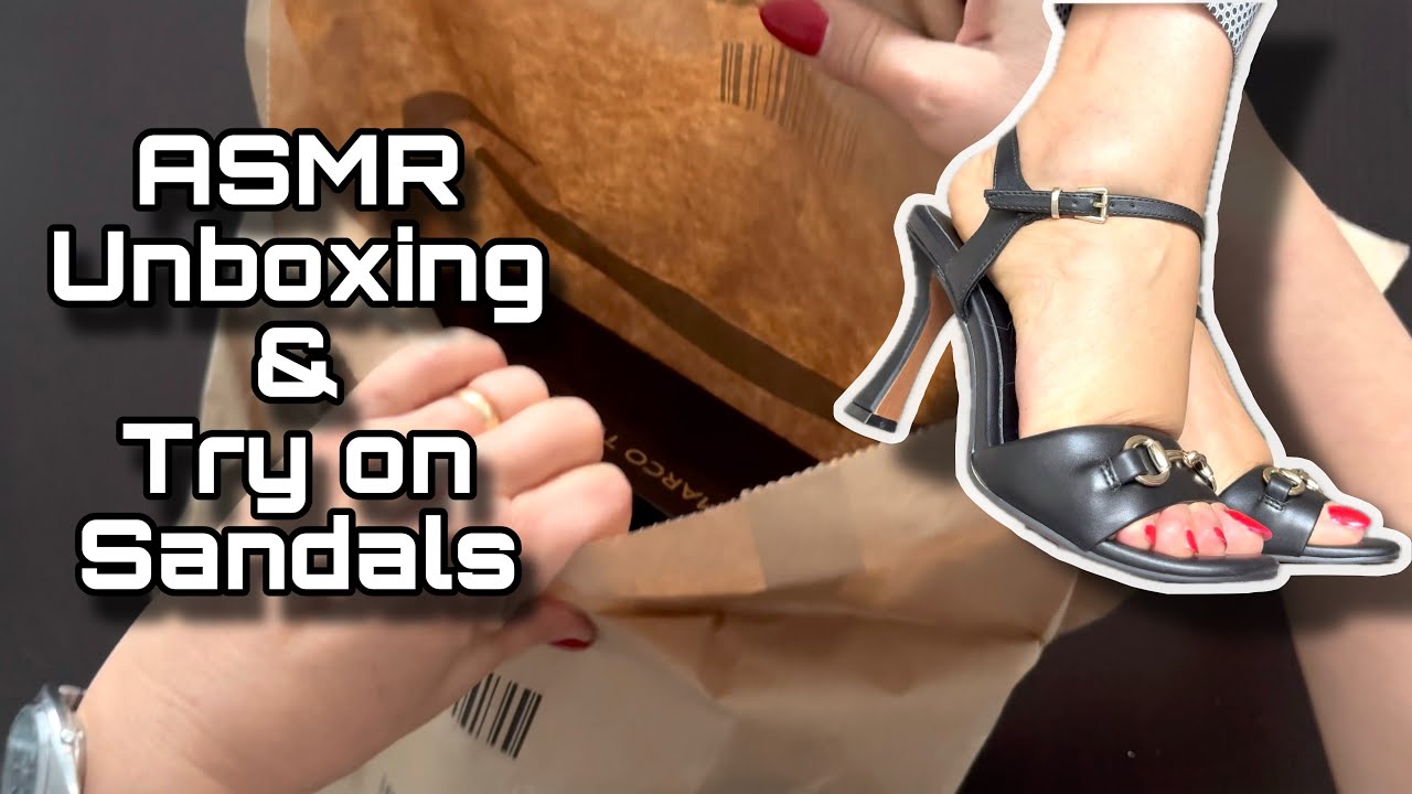 Unboxing & Try on Fashion strappy Sandals MARCO TOZZI