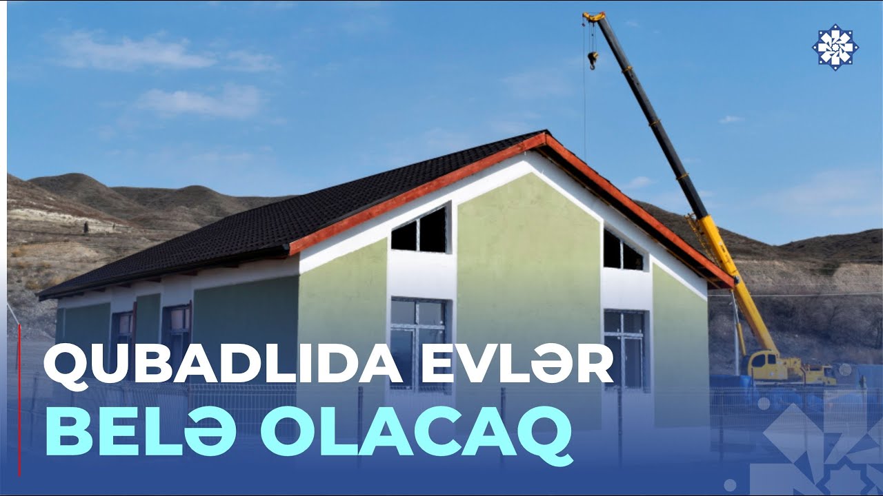 Qubadlının Mahruzlu kəndində birinci mərhələdə 190 ev inşa olunur