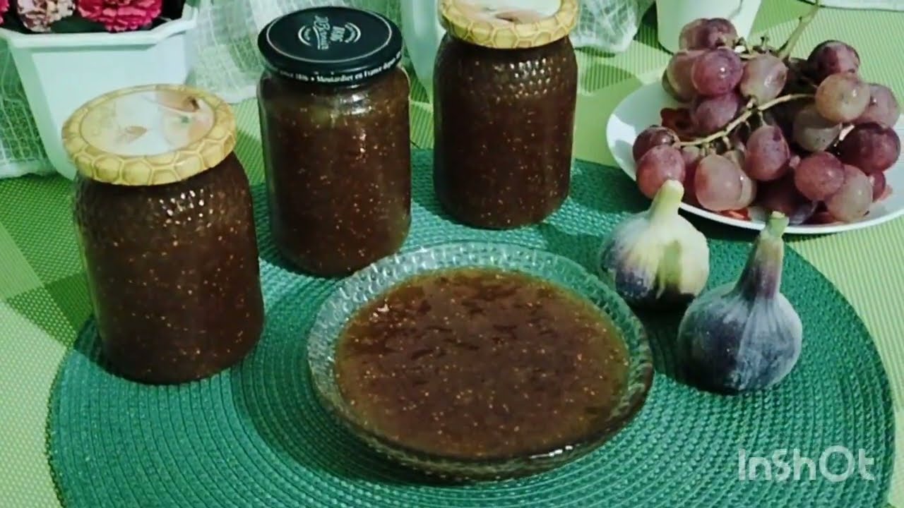 مربى العنب و التين او الكرموس روووعة ولذيذ لشرب القهوة او الشاي 