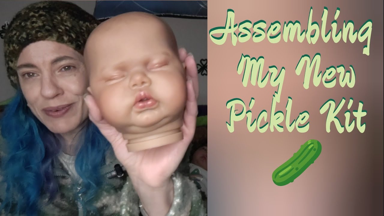 🥒👶 Yes it is another Pickle! Let's put this Baby Boy Doll together! #reborning #tutorial #dollmaking