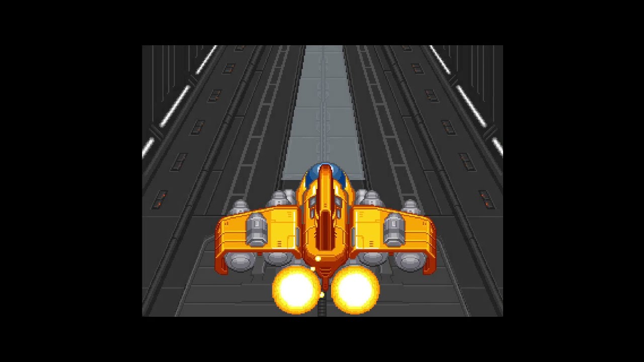 Andro Dunos II (2022) by Picorinne for Just For Games, PixelHeart - Attract mode