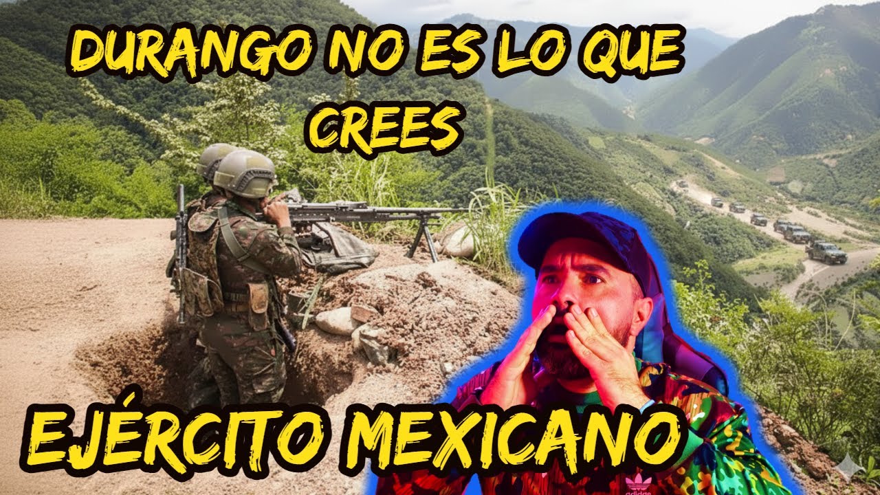 💀 No me esperaba ESTO en DURANGO…  Reacción de un MILITAR COLOMBIANO