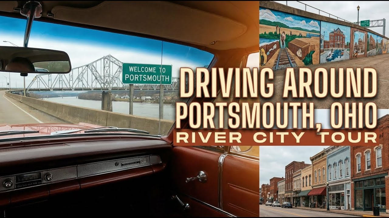 Driving around Portsmouth, Ohio