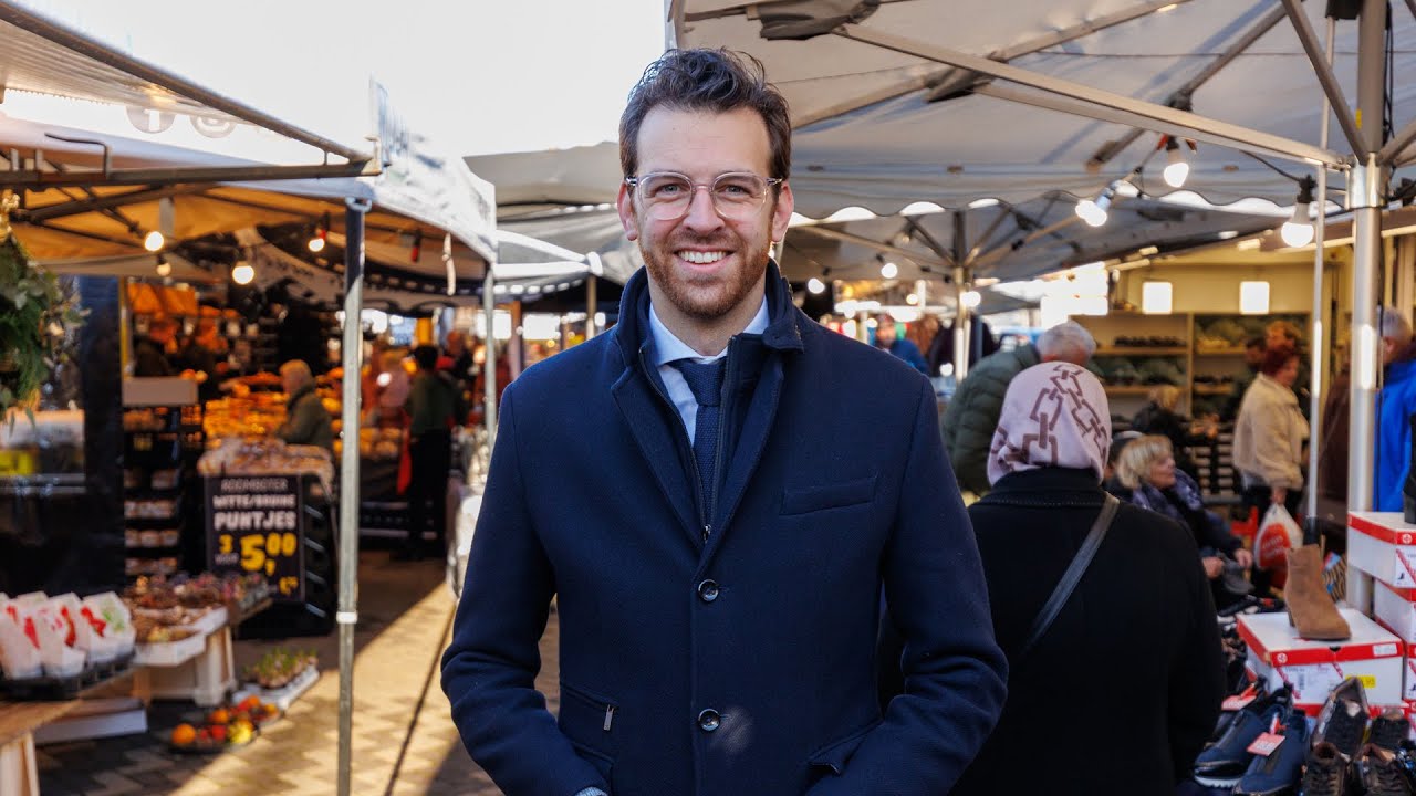 Burgemeester Nathanaël Middelkoop stelt zich voor