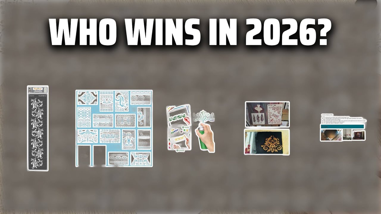 The Top 5 Best Border Stencils in 2026 - Must Watch Before Buying!
