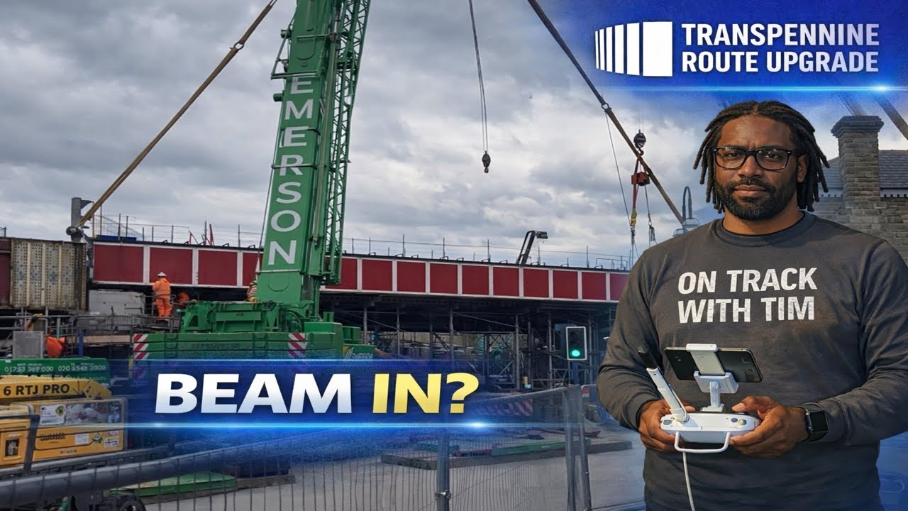 Major Lift Complete at Huddersfield Station (TransPennine Route Upgrade)